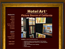 Tablet Screenshot of hotelart.com